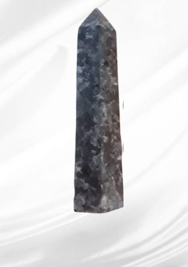 Ruby Mica and Granite Crystal Point A